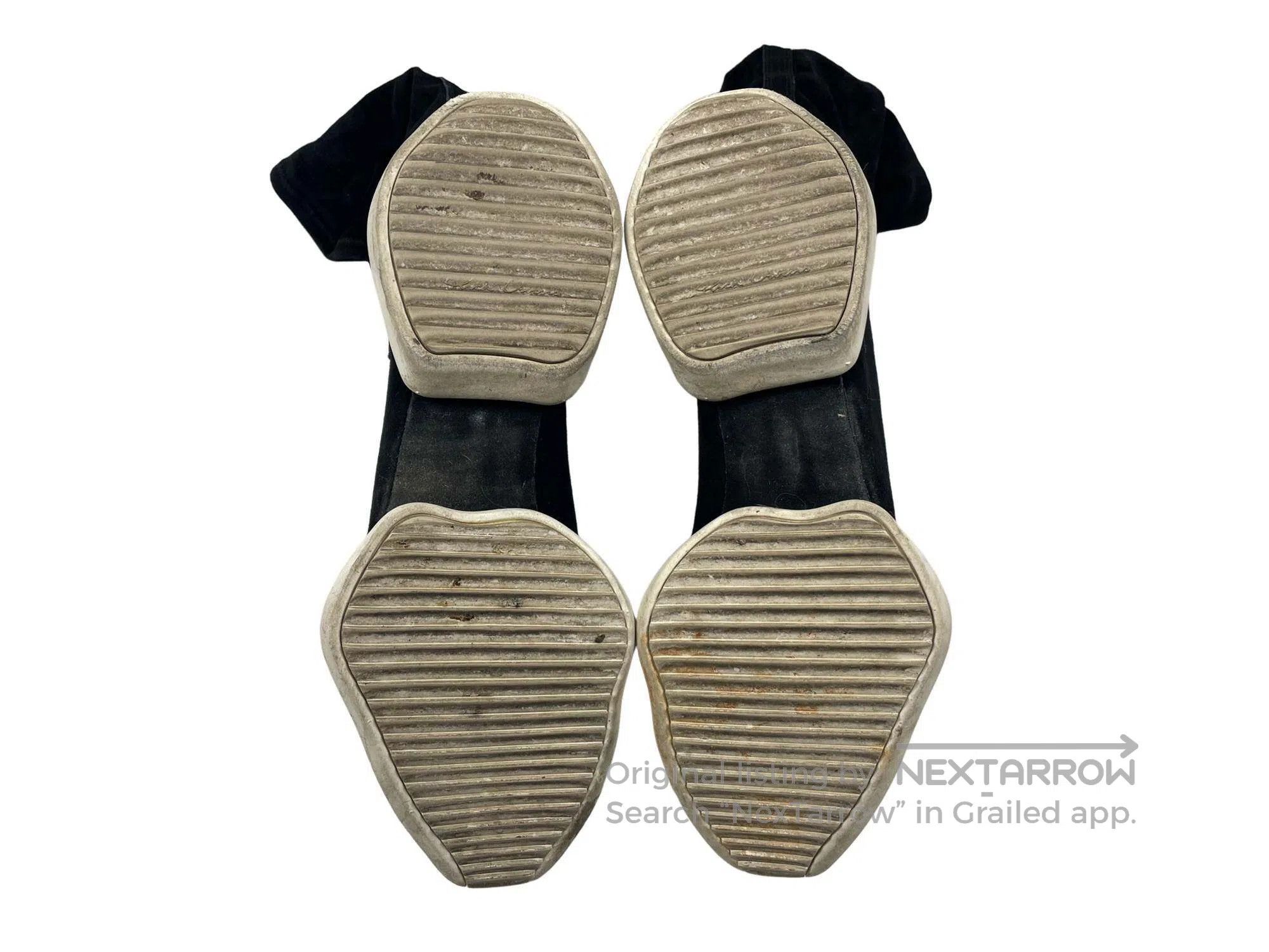 Rick Owens RICK OWENS Tank suede high boots Size US 9.5 / EU 42-43 - 4 Thumbnail