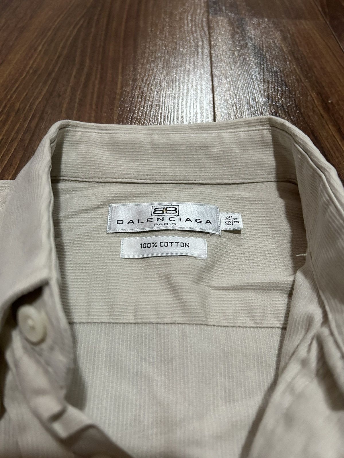 Balenciaga Balenciaga long sleeve button up shirt Size 34R - 2 Thumbnail