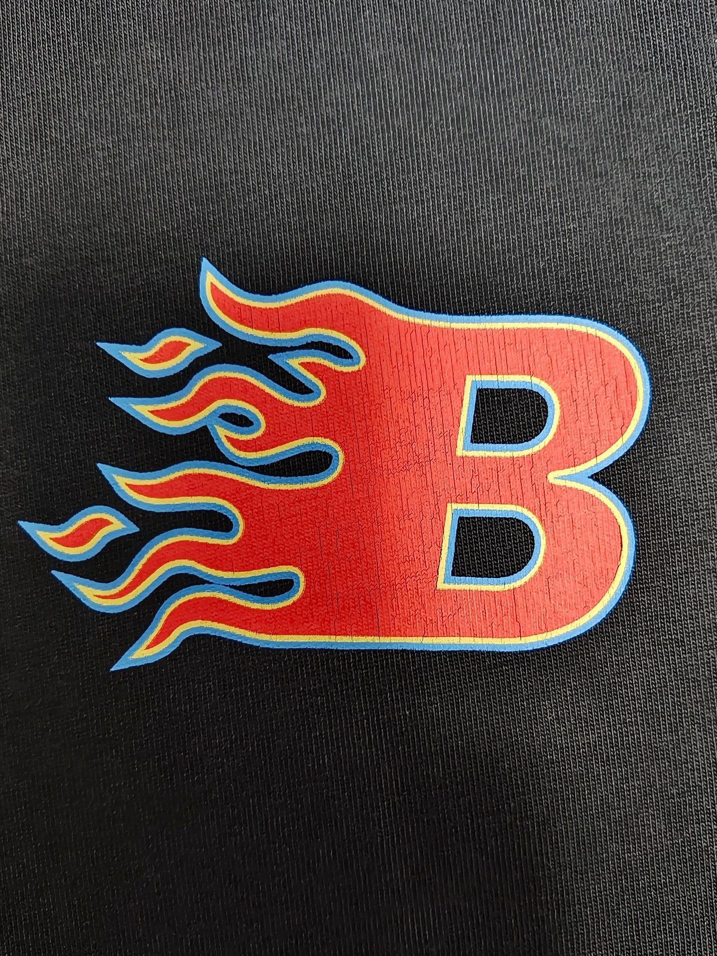 Balenciaga Balenciaga Falme Flames Double Wear Vintage Short Sleeve T- Size US L / EU 52-54 / 3 - 3 Thumbnail