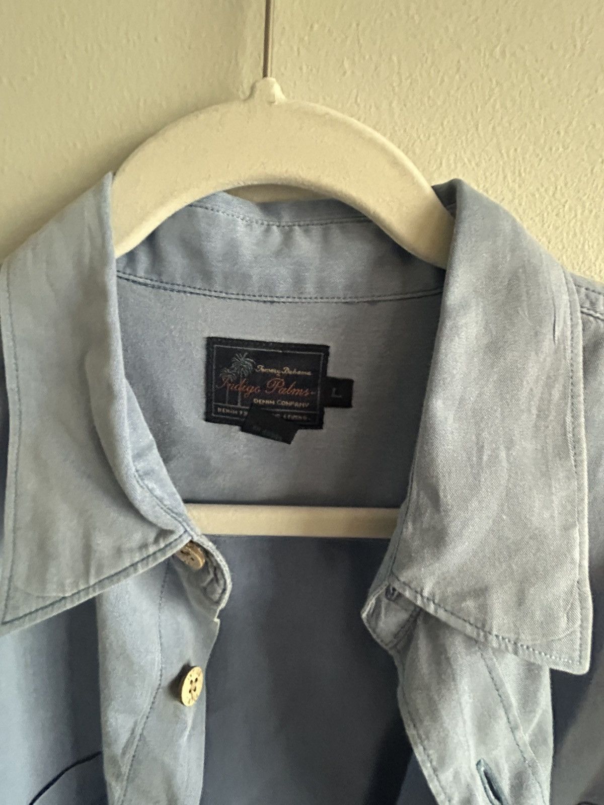 Tommy Bahama Tommy Bahama Indigo Palms Button Up Size US XL / EU 56 / 4 - 2 Thumbnail