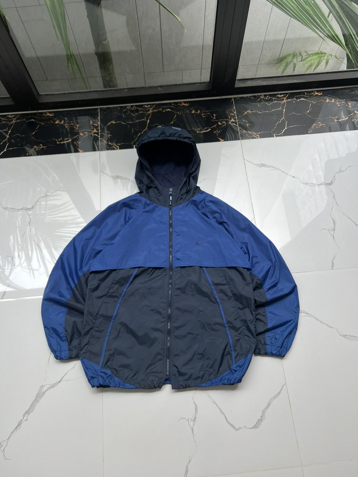Nike × Vintage 90’s NIKE RETRO RARE SWOOSH LOGO Y2K TRACK JACKET GORPCORE Size US L / EU 52-54 / 3 - 1 Thumbnail