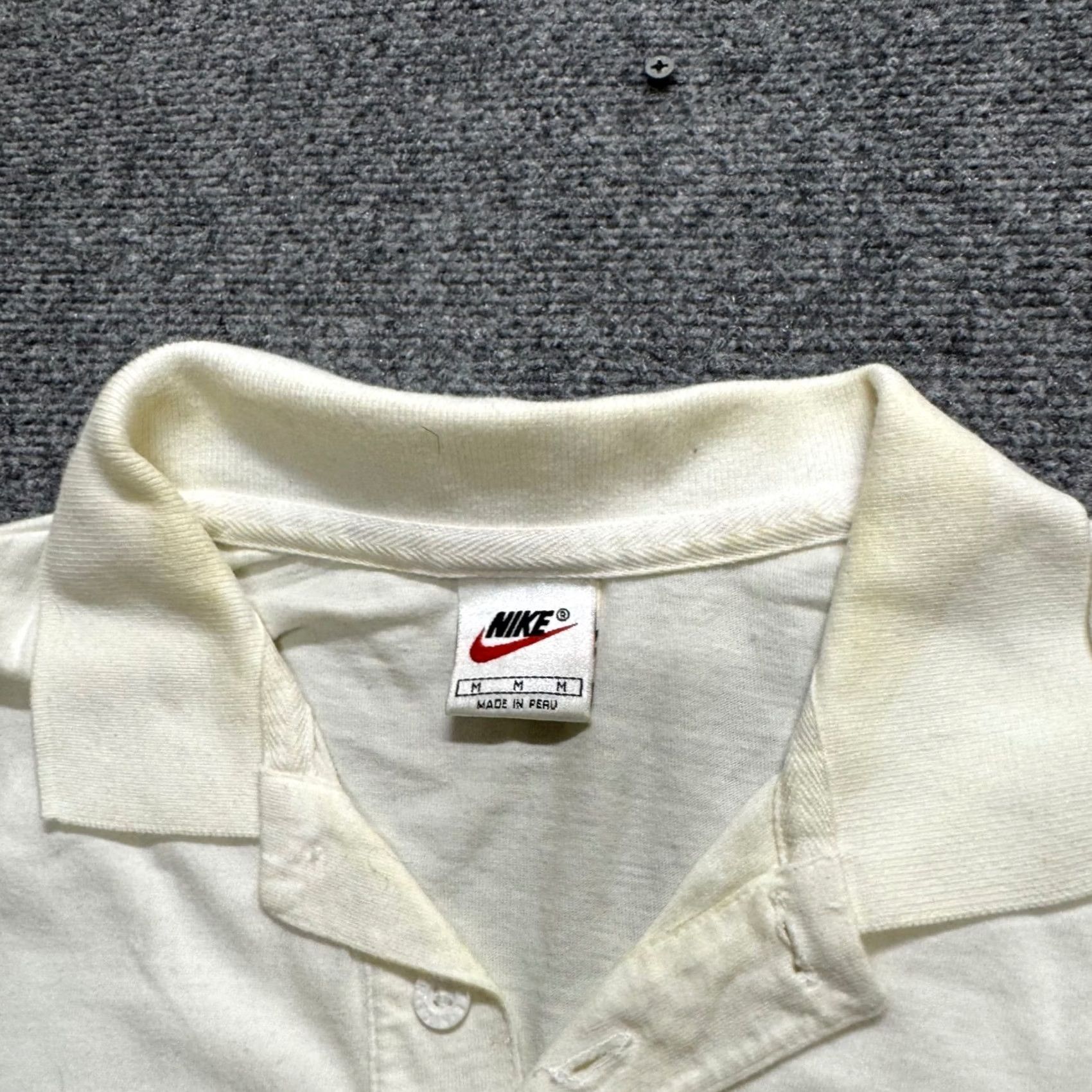 Nike VINTAGE Nike Polo Shirt Mens M White 90s Stained Tennis Golf Pullover Black Polo Shirt Mens M White 90s Stained Tennis Golf Pullover Black Size US M / EU 48-50 / 2 - 5 Thumbnail