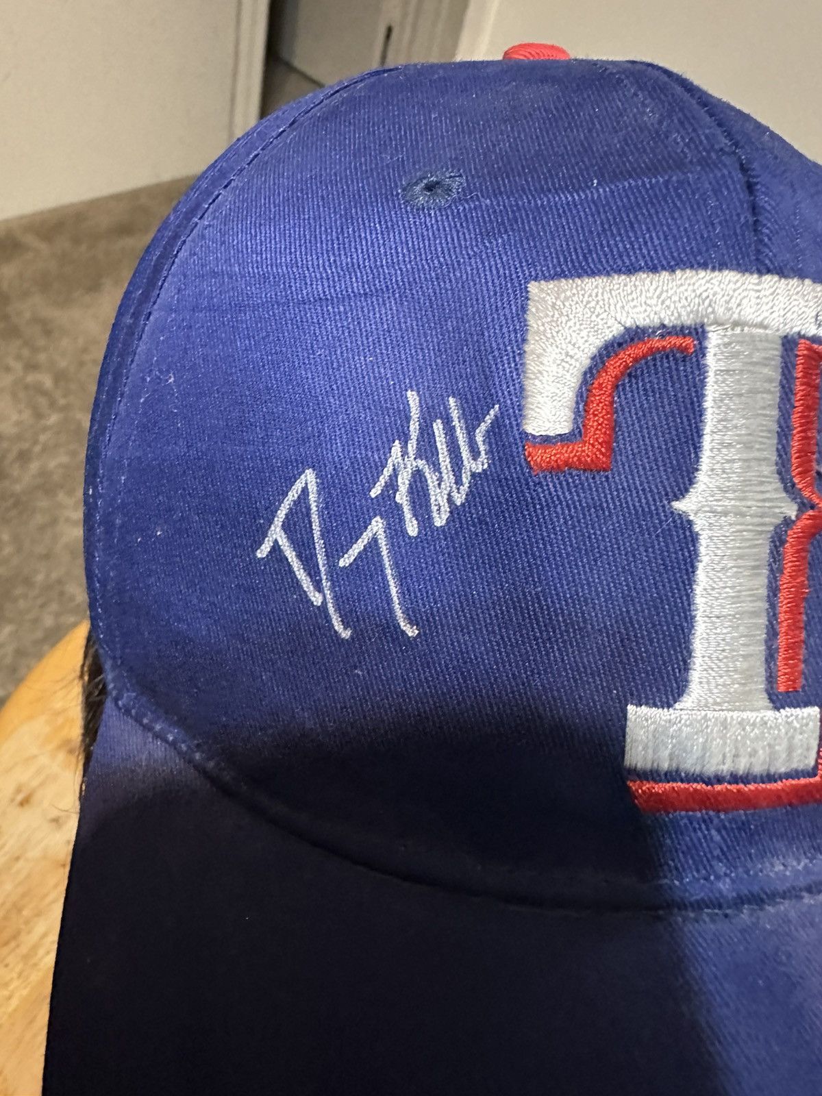 MLB Vintage MLB Texas Rangers “autographed” hat 90s Size ONE SIZE - 3 Thumbnail