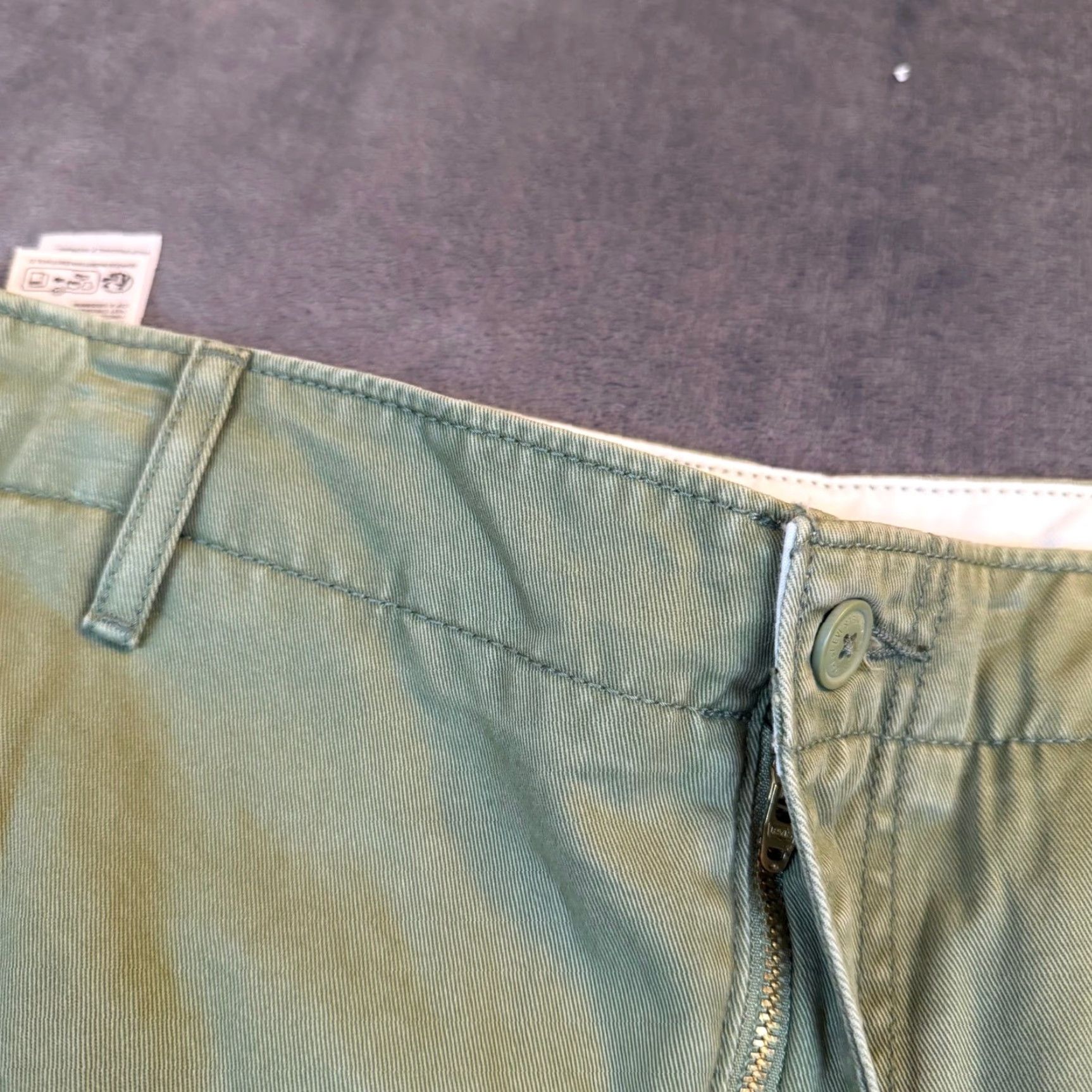 Levi's Levi's Ace Cargo Pants Mens 38x30 Olive Green 100% Cotton Relaxed Tapered NWT Size US 38 / EU 54 - 5 Thumbnail