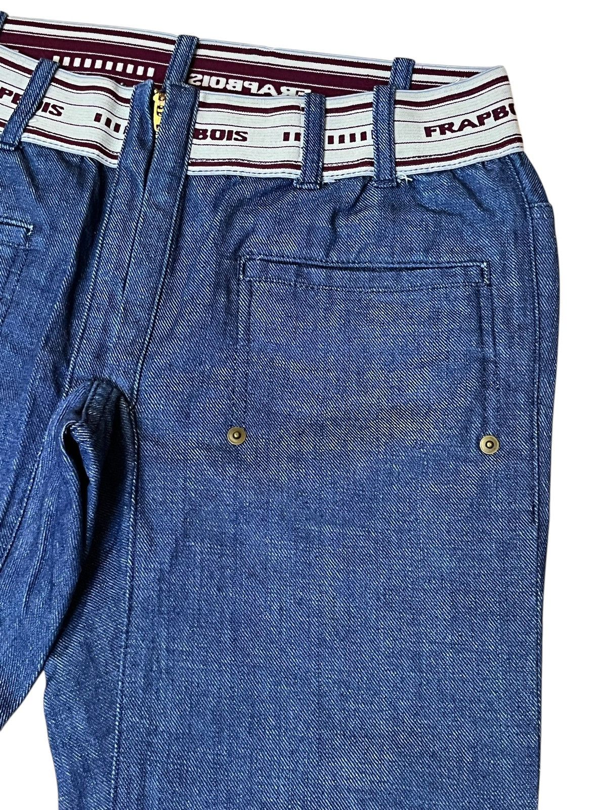 Issey Miyake ICONIC🔥FRAPBOIS ISSEY MIYAKE STRETCH COTTON JEANS Size US 30 / EU 46 - 4 Thumbnail