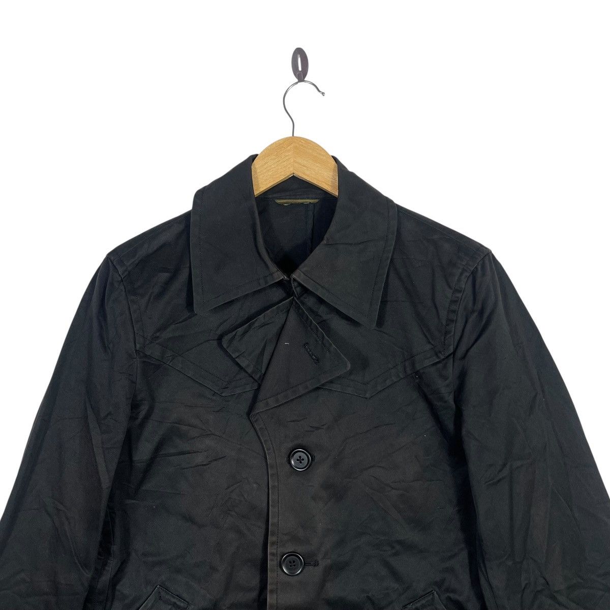 Vintage A.A.R Against All Risks Black Coat Minimal Designer Size US M / EU 48-50 / 2 - 2 Thumbnail
