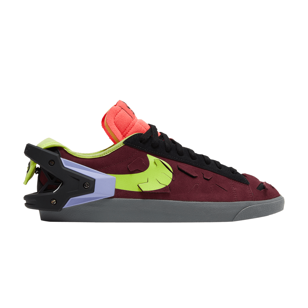 image of Acronym X Blazer Low Night Maroon Shoes in Red, Men's (Size 14)
