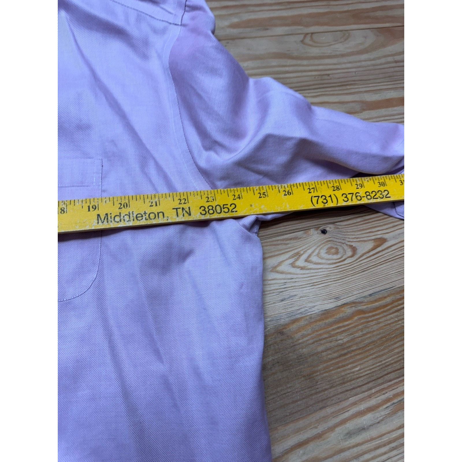 Joseph Abboud Joseph Abboud Button Up Shirt Mens 17.5 Lavender Egyptian Size US L / EU 52-54 / 3 - 5 Thumbnail