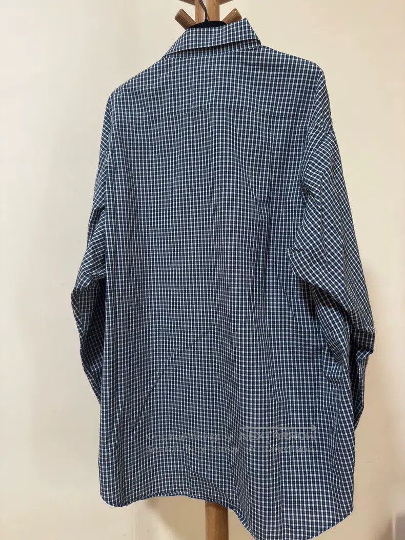 Balenciaga Balenciaga Embroidered BB long-sleeve blue and white plaid Size XS / US 0-2 / IT 36-38 - 2 Thumbnail