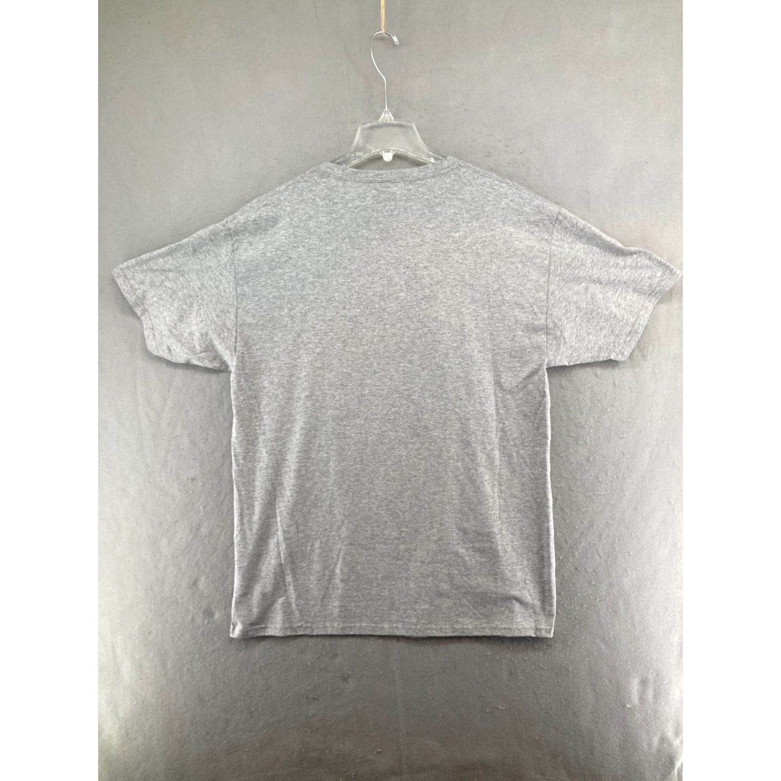 Vintage Disney Pixar Monsters Inc Mens TShirt L Gray We Scare Because We Care Shirt Mens Large Gray Cartoon Movie 90s Theme Boys Girls Mens Size US L / EU 52-54 / 3 - 6 Thumbnail