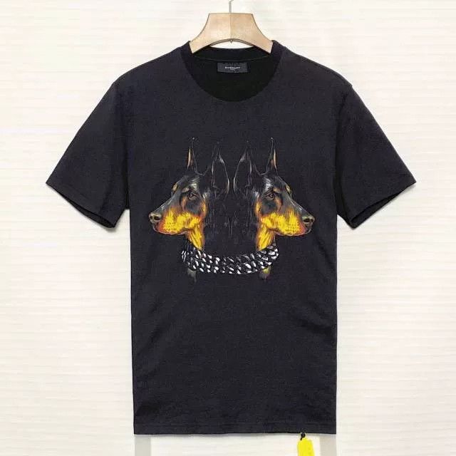 Givenchy Givenchy Double-Head Doberman Print Tee Size US L / EU 52-54 / 3 - 1 Thumbnail