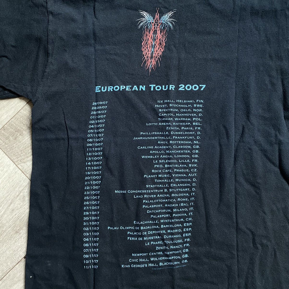 Band Tees VINTAGE SYMPHONY X BAND EURO TOUR T SHIRT Size US M / EU 48-50 / 2 - 4 Thumbnail