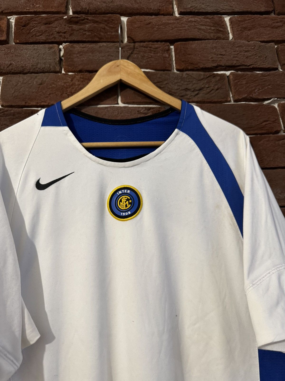 Nike Rare Vintage 00s Inter Mediolan Jersey Nike Swoosh Soccer Size US M / EU 48-50 / 2 - 3 Thumbnail