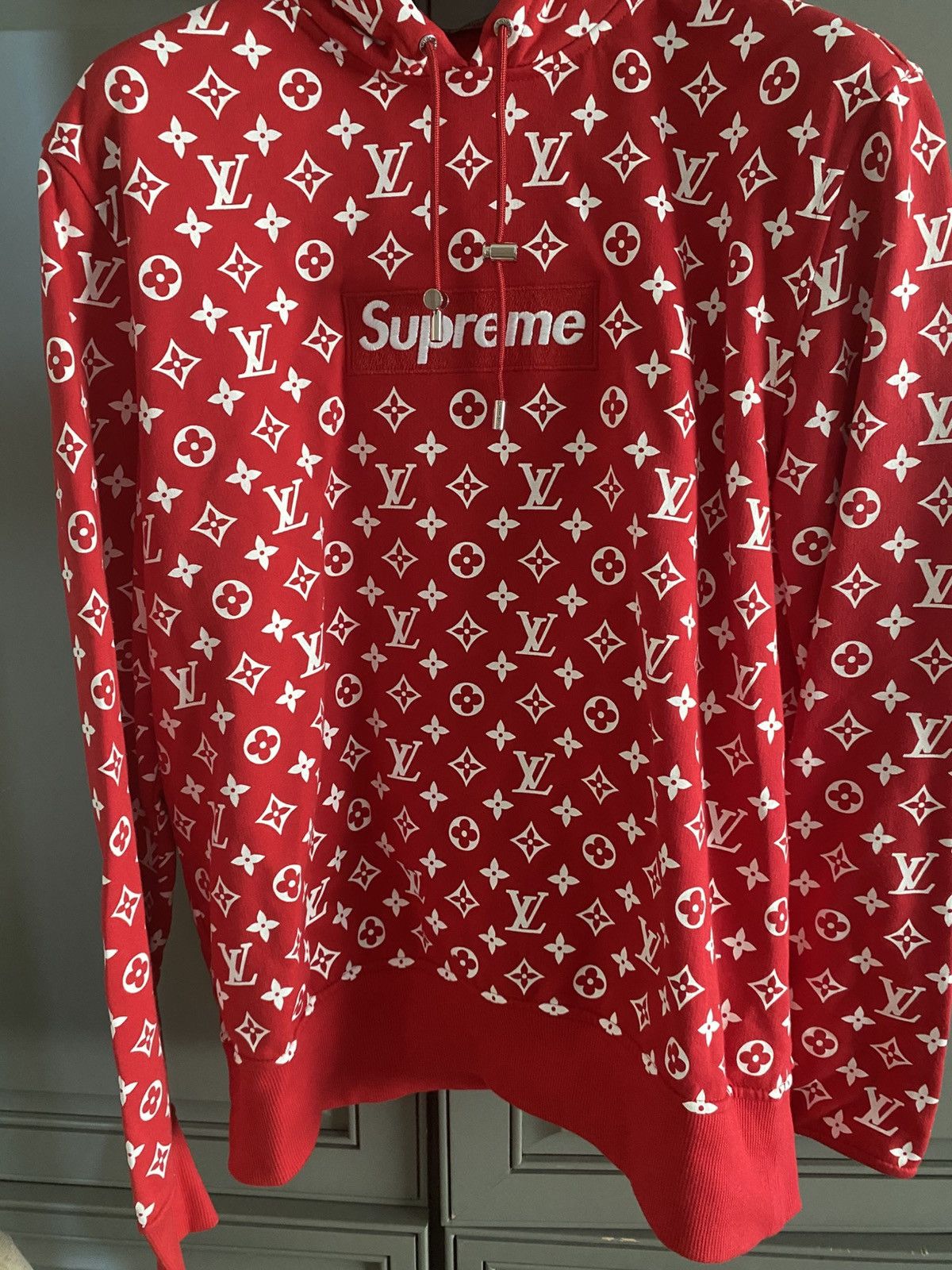 Louis Vuitton × Supreme Supreme x Louis Vuitton box logo hoody Size US S / EU 44-46 / 1 - 4 Thumbnail