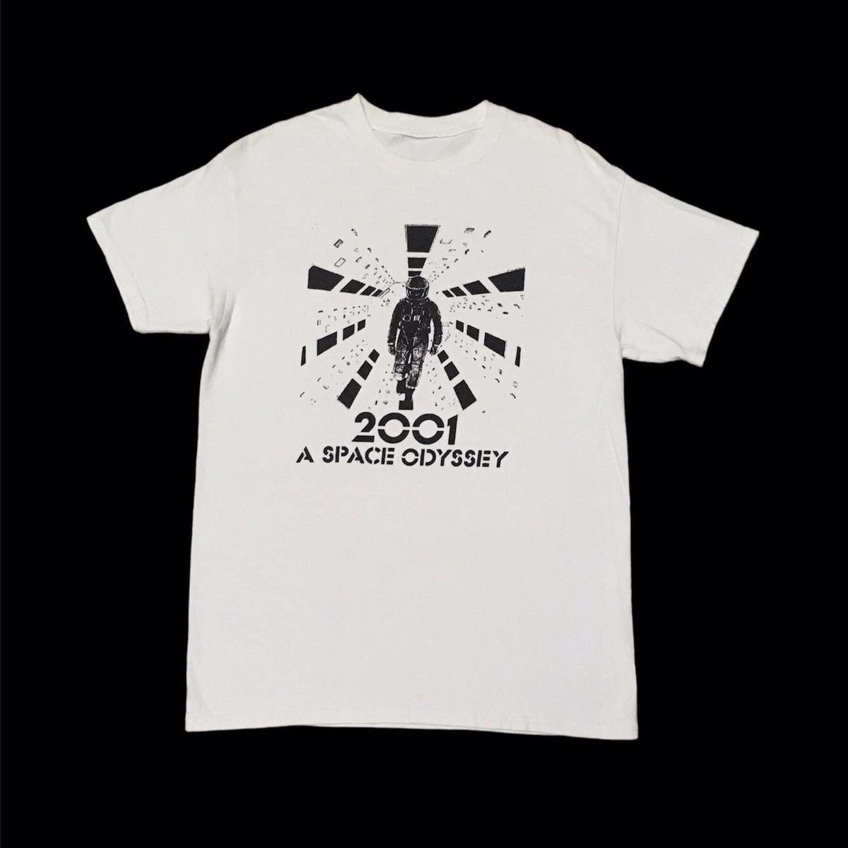 image of Movie x Vintage 2001: A Space Odyssey in White, Men's (Size Medium)