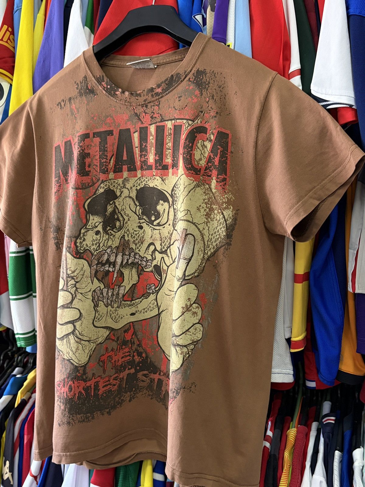 Vintage Vintage Metallica The Shortest Straw Tee Starworld Tag XL Size US L / EU 52-54 / 3 - 13 Thumbnail