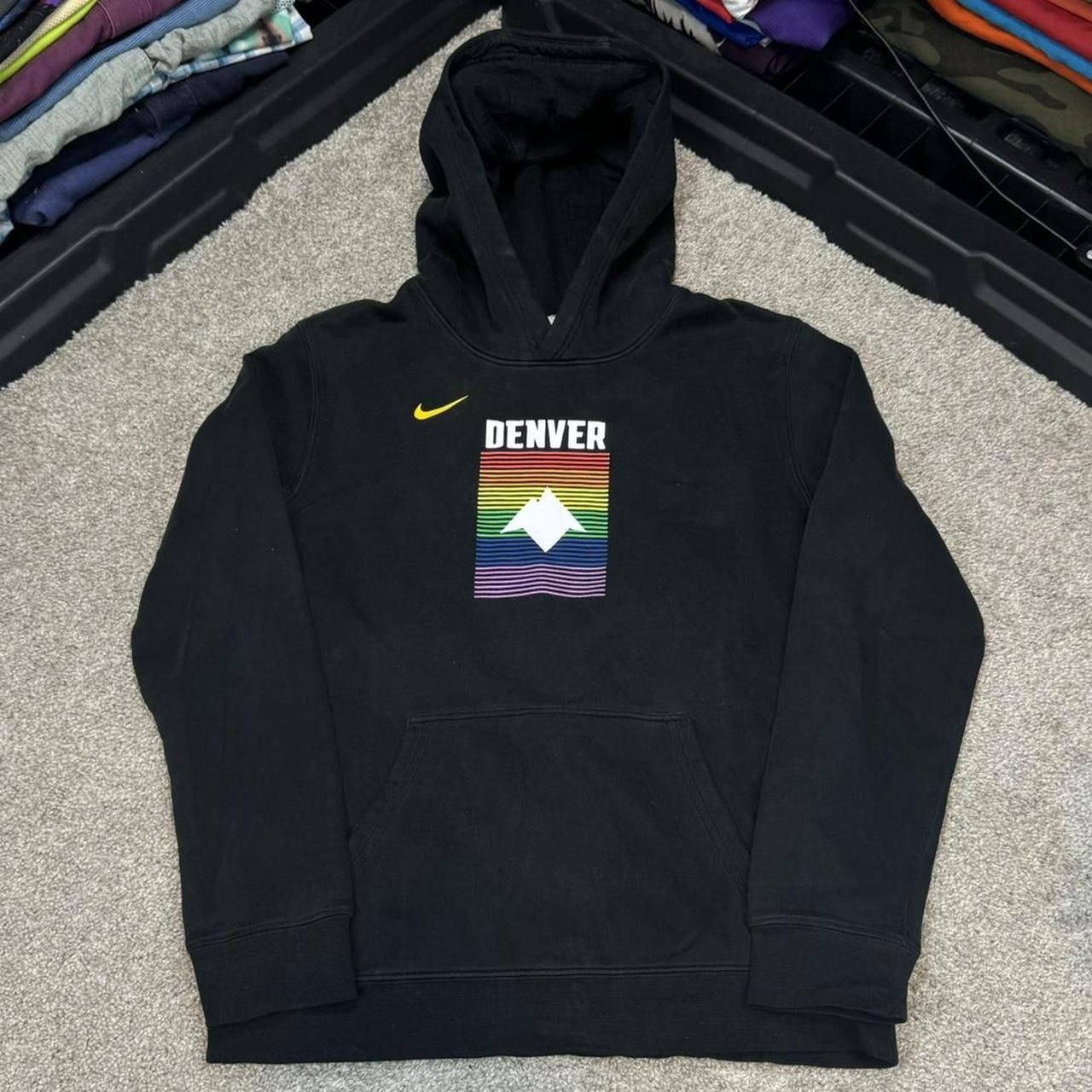 NBA × Nike Nike Denver Nuggets 2019/20 City Edition Hoodie Size US S / EU 44-46 / 1 - 1 Thumbnail