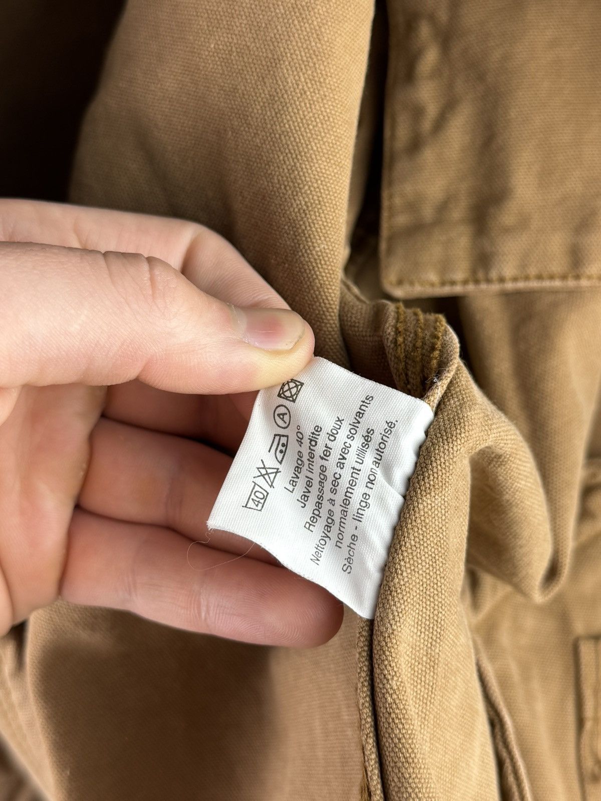 Vintage Vintage 90s Teddy Smith Work Canvas Boxy Jacket (Carhartt) Size US L / EU 52-54 / 3 - 10 Thumbnail