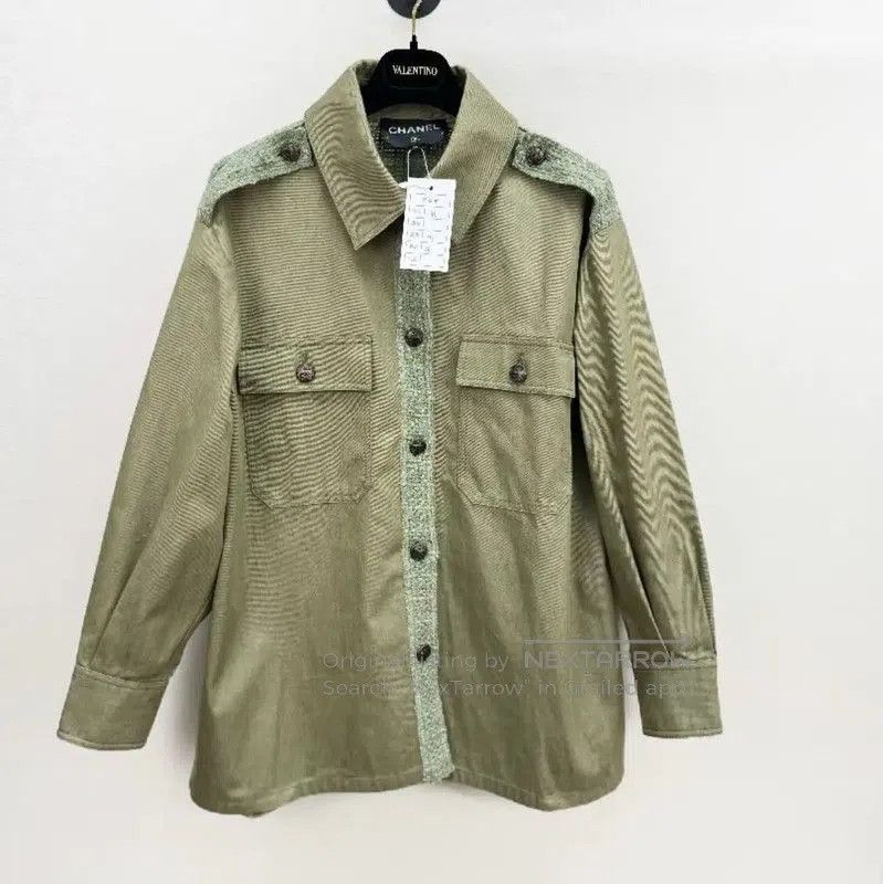 Chanel Chanel Green Long Sleeve Shirt for Men . Size US XL / EU 56 / 4 - 1 Thumbnail