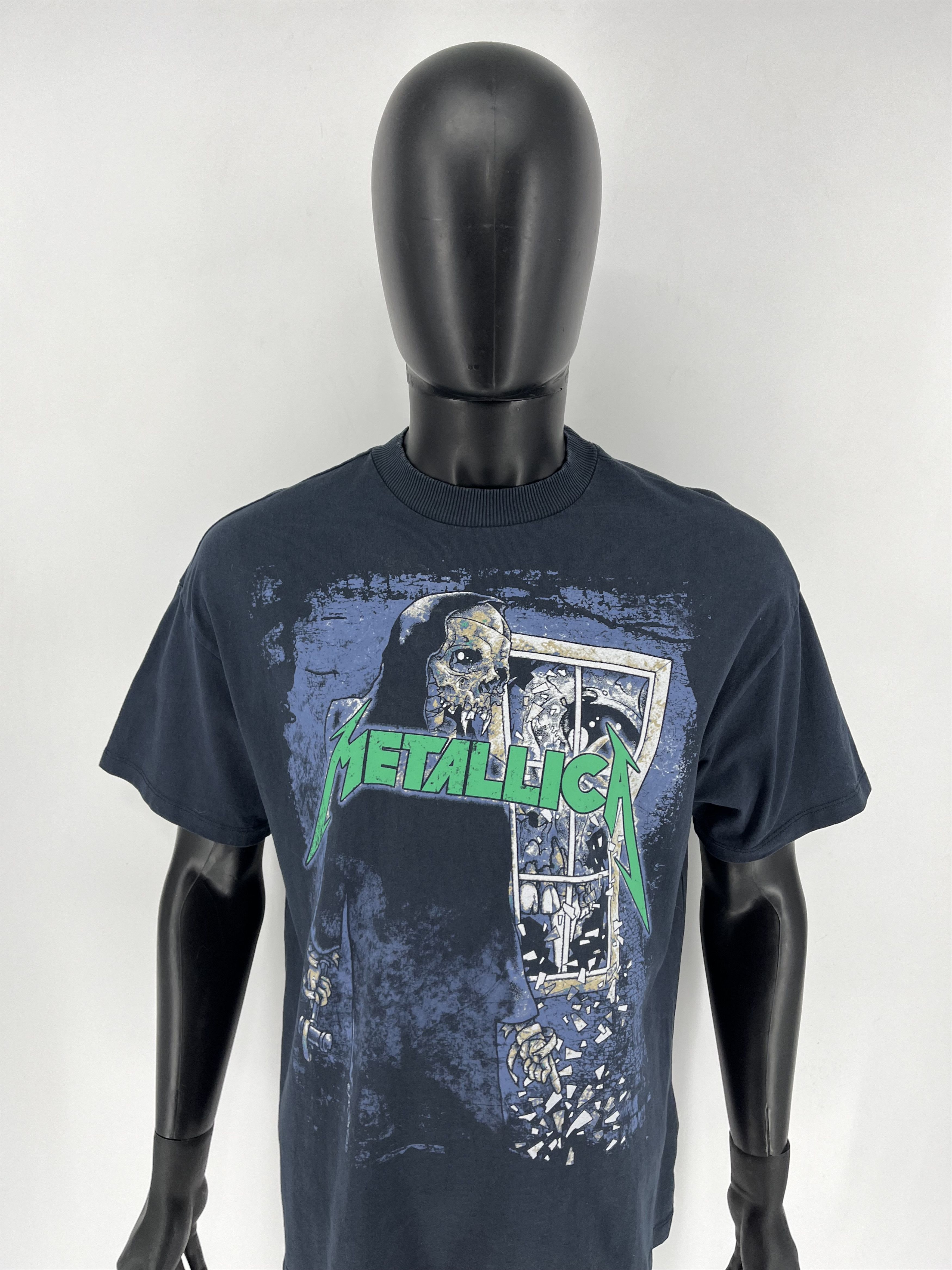 Band Tees Vintage Y2K Metallica Skulls Dead Face Band Rock Streetwear Size US L / EU 52-54 / 3 - 6 Thumbnail