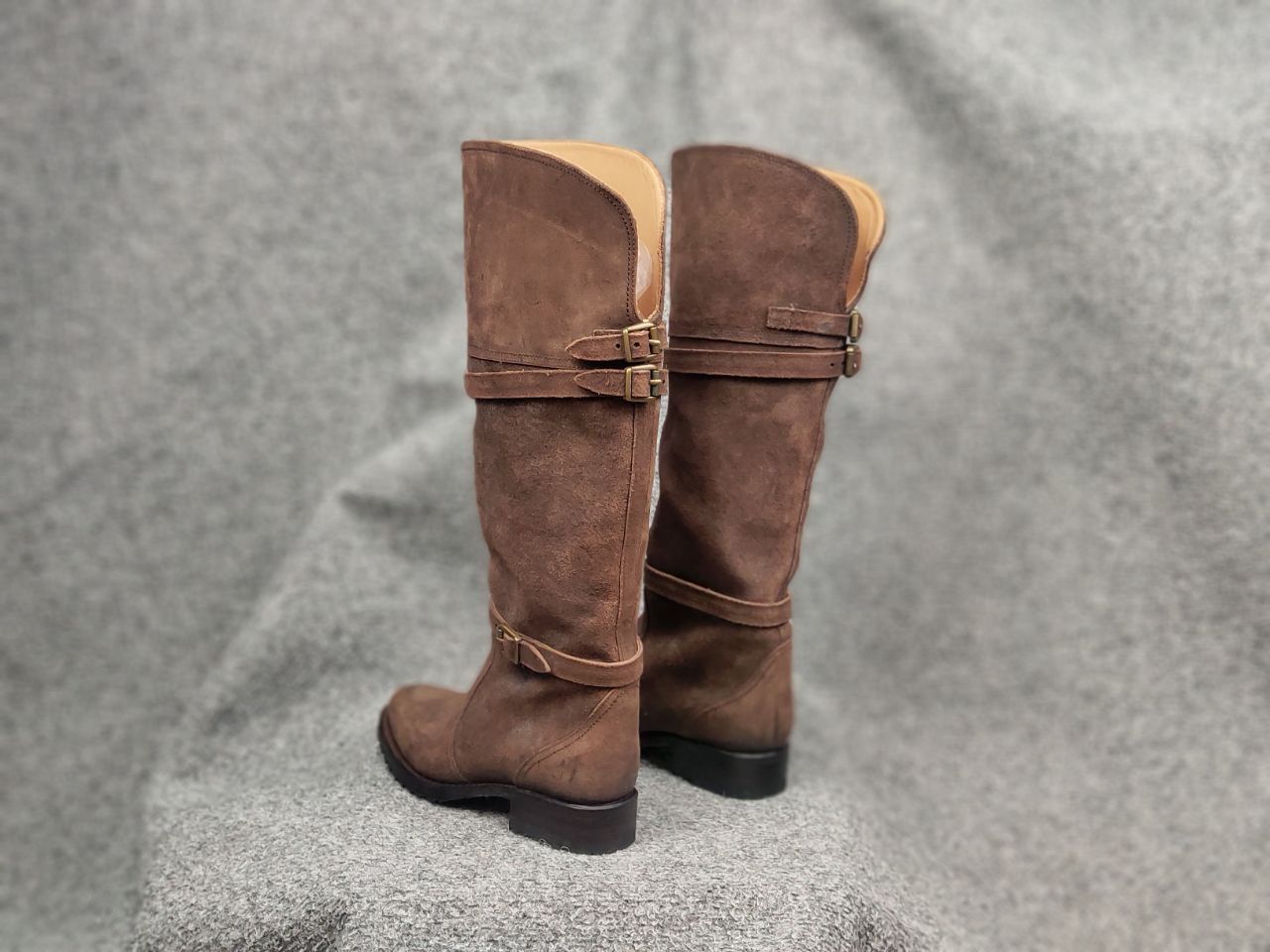 Sendra Sendra Riding Casual High boots womens Brown Suede Leather Size US 6 / IT 36 - 15 Thumbnail