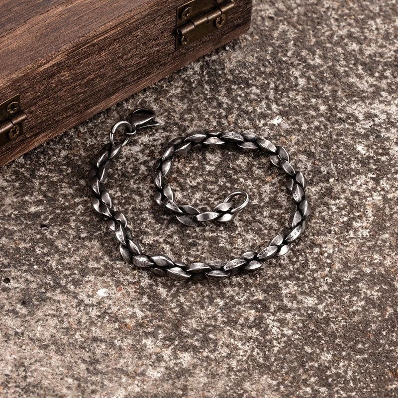 Other Punk Rock Retro Link Chain Bracelet Bangles Gift For Him Size ONE SIZE - 3 Thumbnail