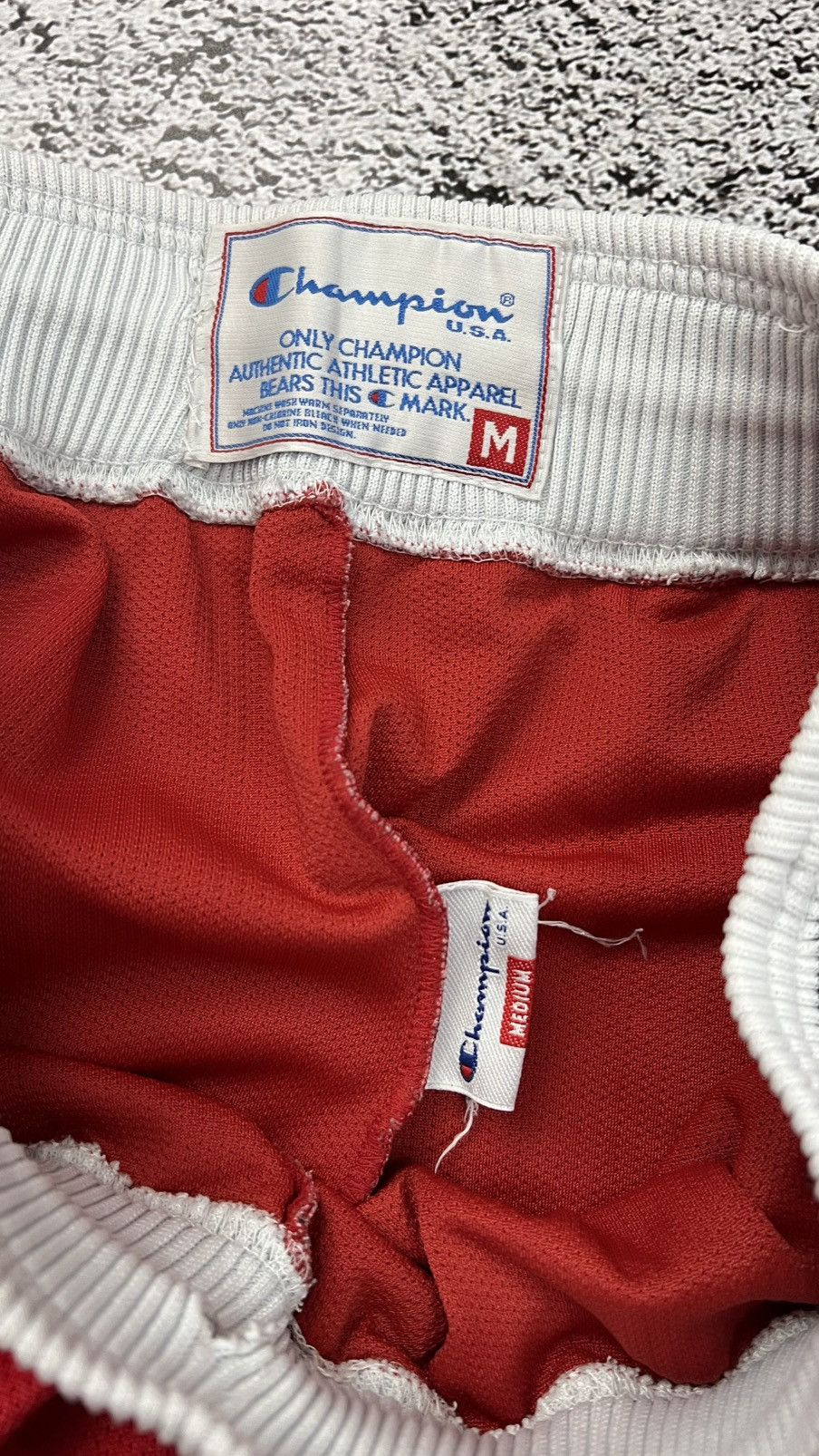 Champion × NBA × Vintage VTG 90’s Chicago Bulls NBA Michael Jordan champion shorts Size US 32 / EU 48 - 7 Thumbnail