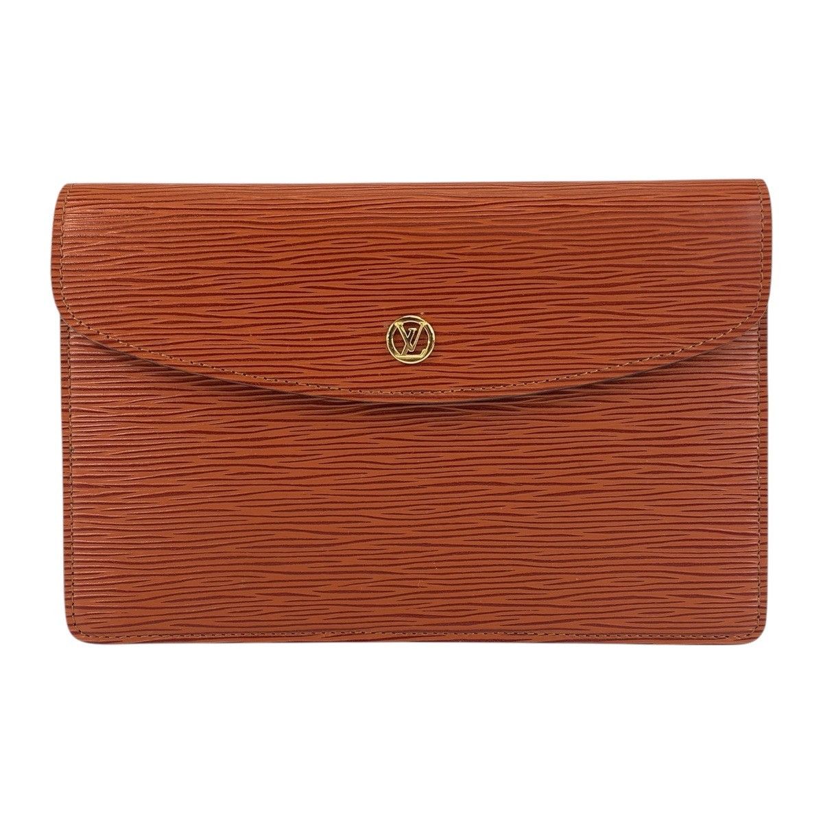 Louis Vuitton Louis Vuitton Louis Vuitton Montaigne 27 Epi Clutch Bag Leather Clutch Bag M52653 DUTY FREE for USA Size ONE SIZE - 1 Thumbnail