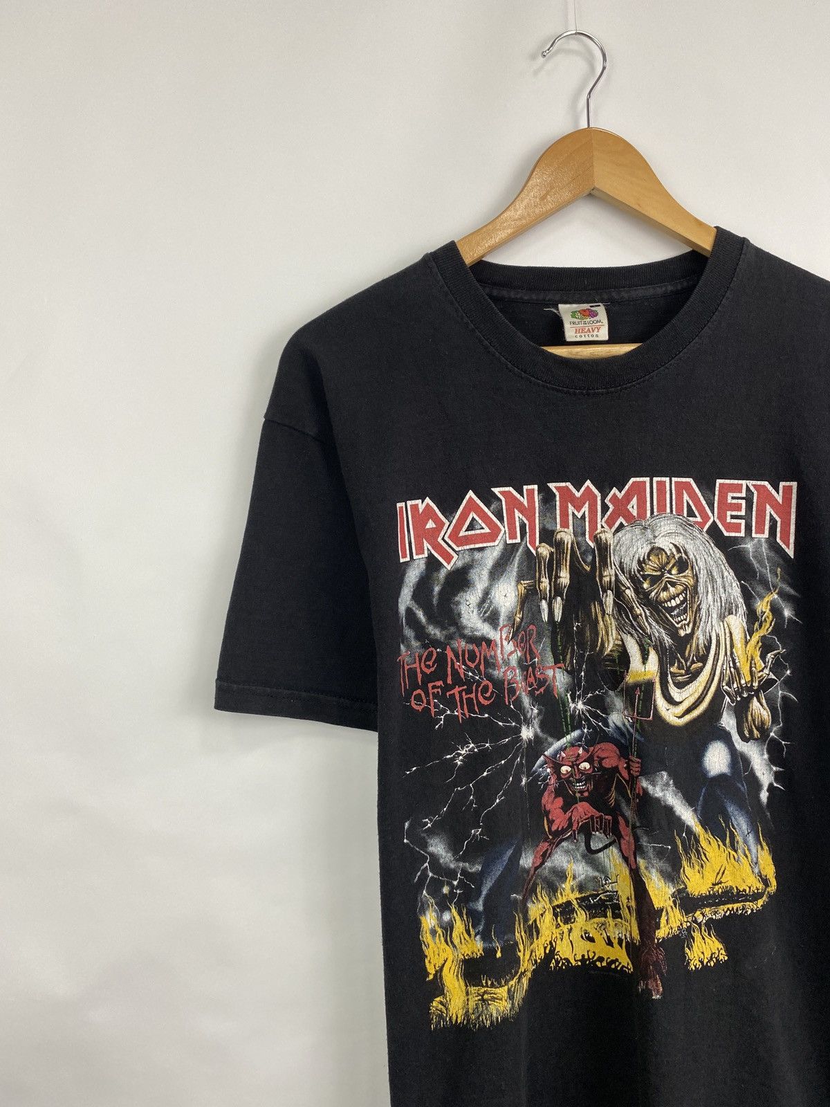 Iron Maiden 🇺🇸 ☠️ Vintage Y2K Iron Maiden Death Skull Skeleton Rare Retro Size US L / EU 52-54 / 3 - 2 Thumbnail