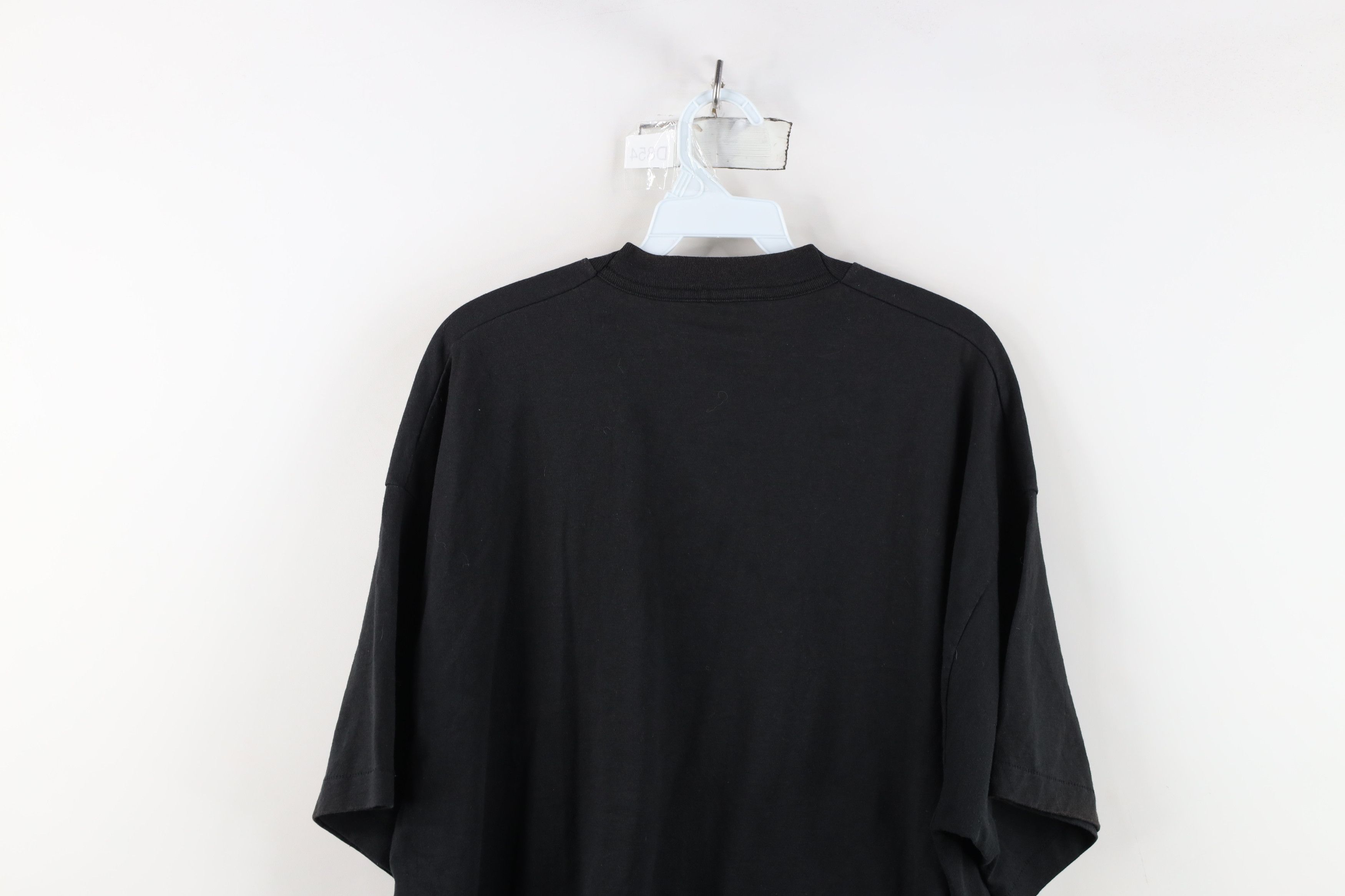 Vintage Vintage 90s Streetwear Heavyweight Pocket T-Shirt Black USA Size US XXL / EU 58 / 5 - 13 Thumbnail