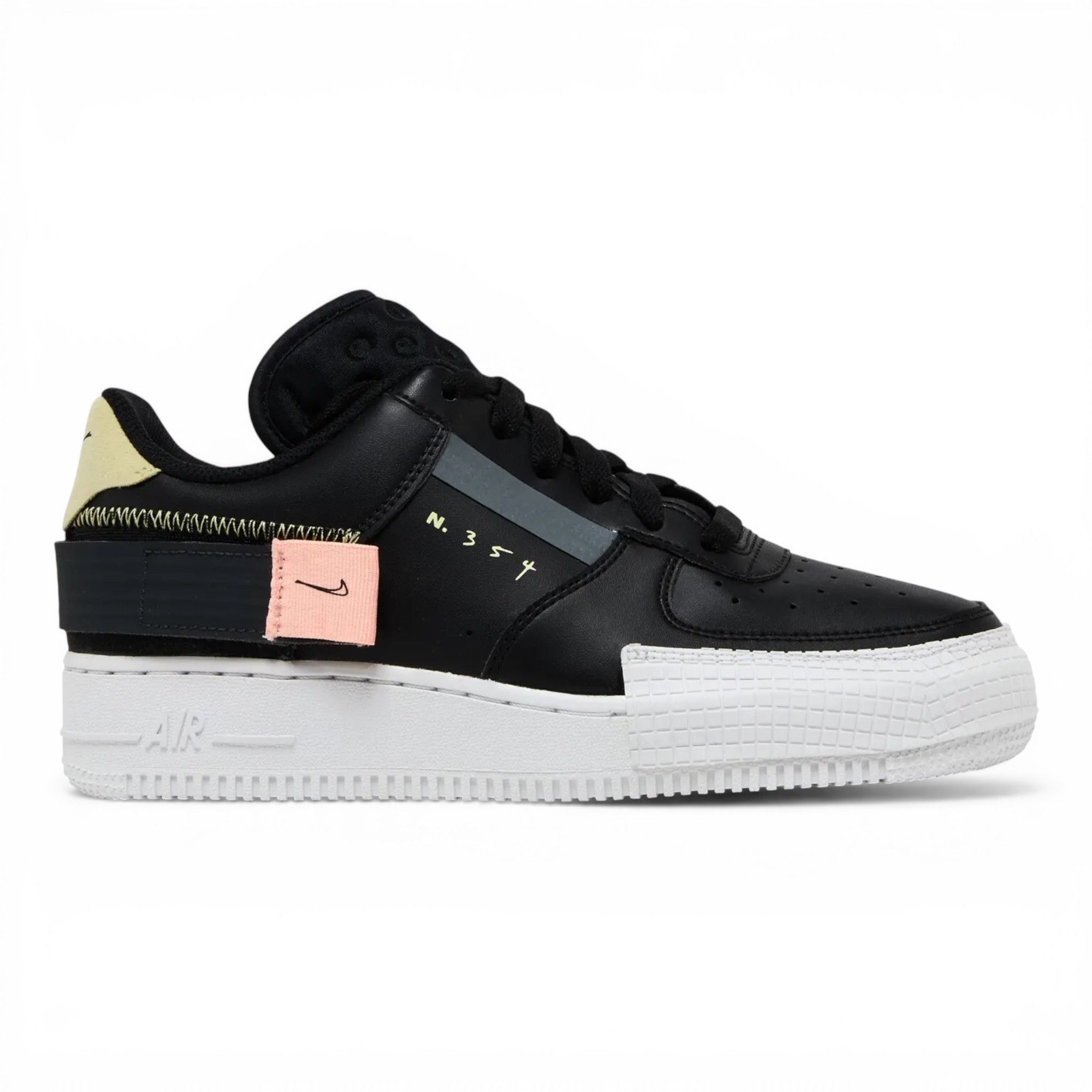 Nike Air Force 1 Low Type Black (GS) Size US 5 / EU 37 - 1 Preview