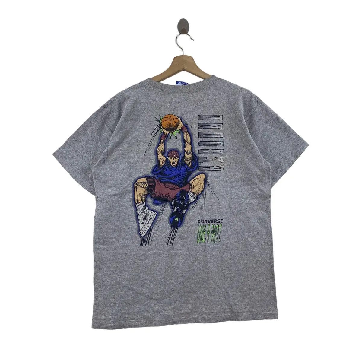 Converse Vintage 90’ CONVERSE USA BASKETBALL Rebound Tee Shirt Top Size US XL / EU 56 / 4 - 1 Thumbnail