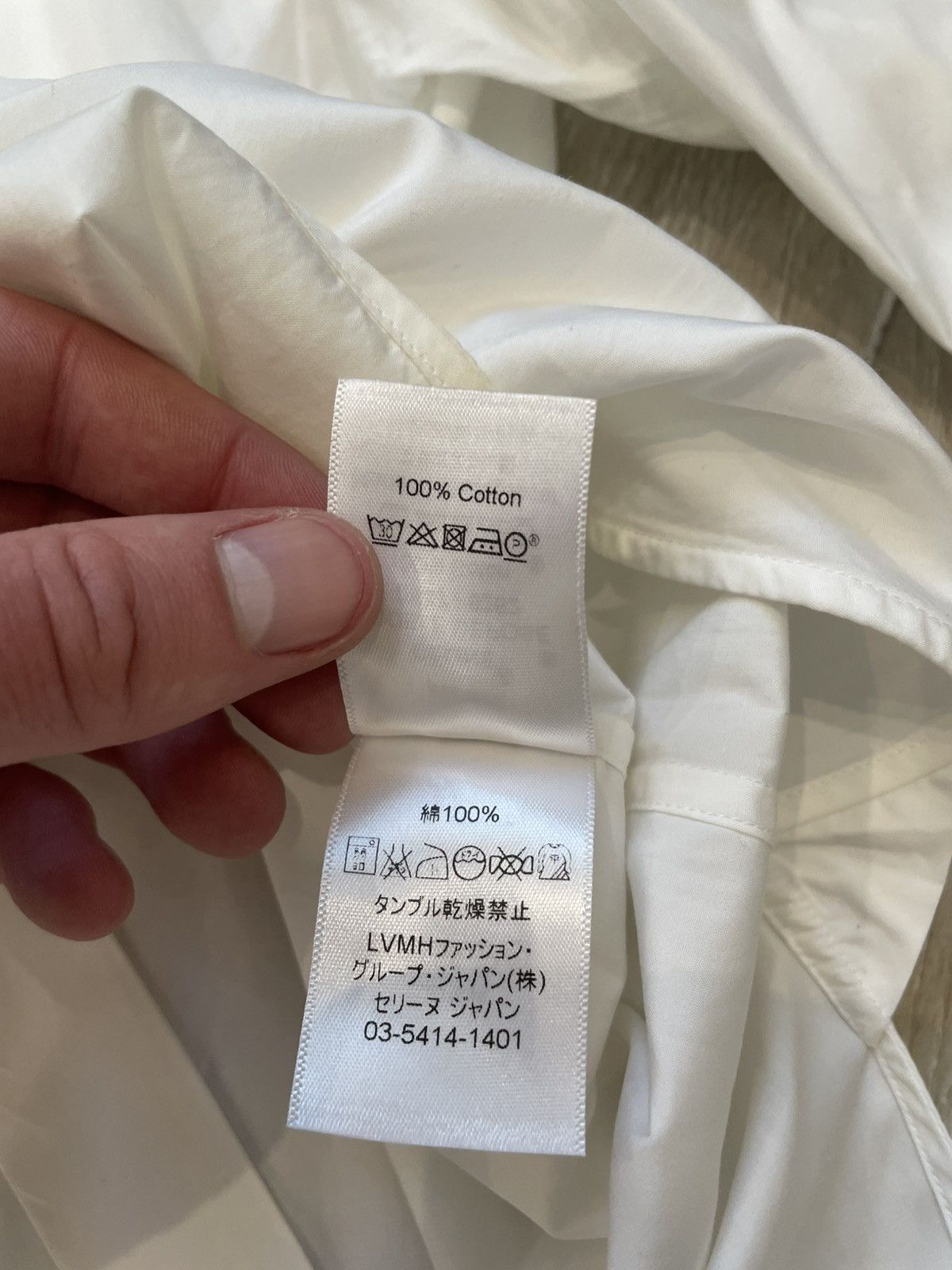 Celine Celine white shirt Size M / US 6-8 / IT 42-44 - 7 Thumbnail