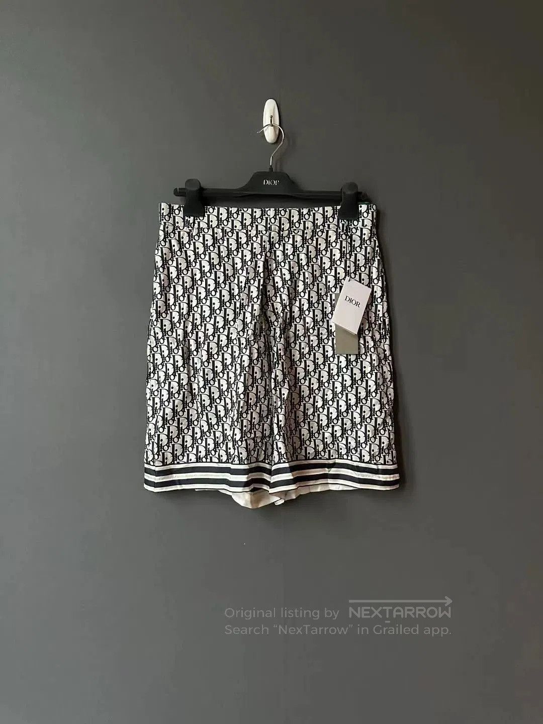Dior dior black and white printed shorts. Size US 30 / EU 46 - 1 Thumbnail