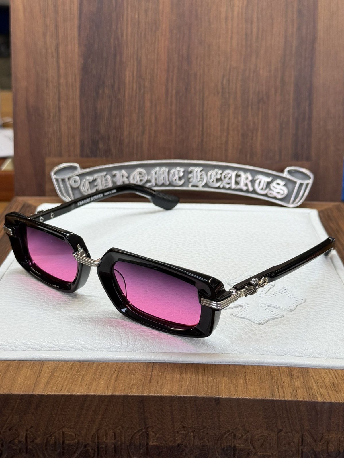 Chrome Hearts Chrome Hearts ASSTRAVAGANT Sunglasses Size ONE SIZE - 6 Thumbnail