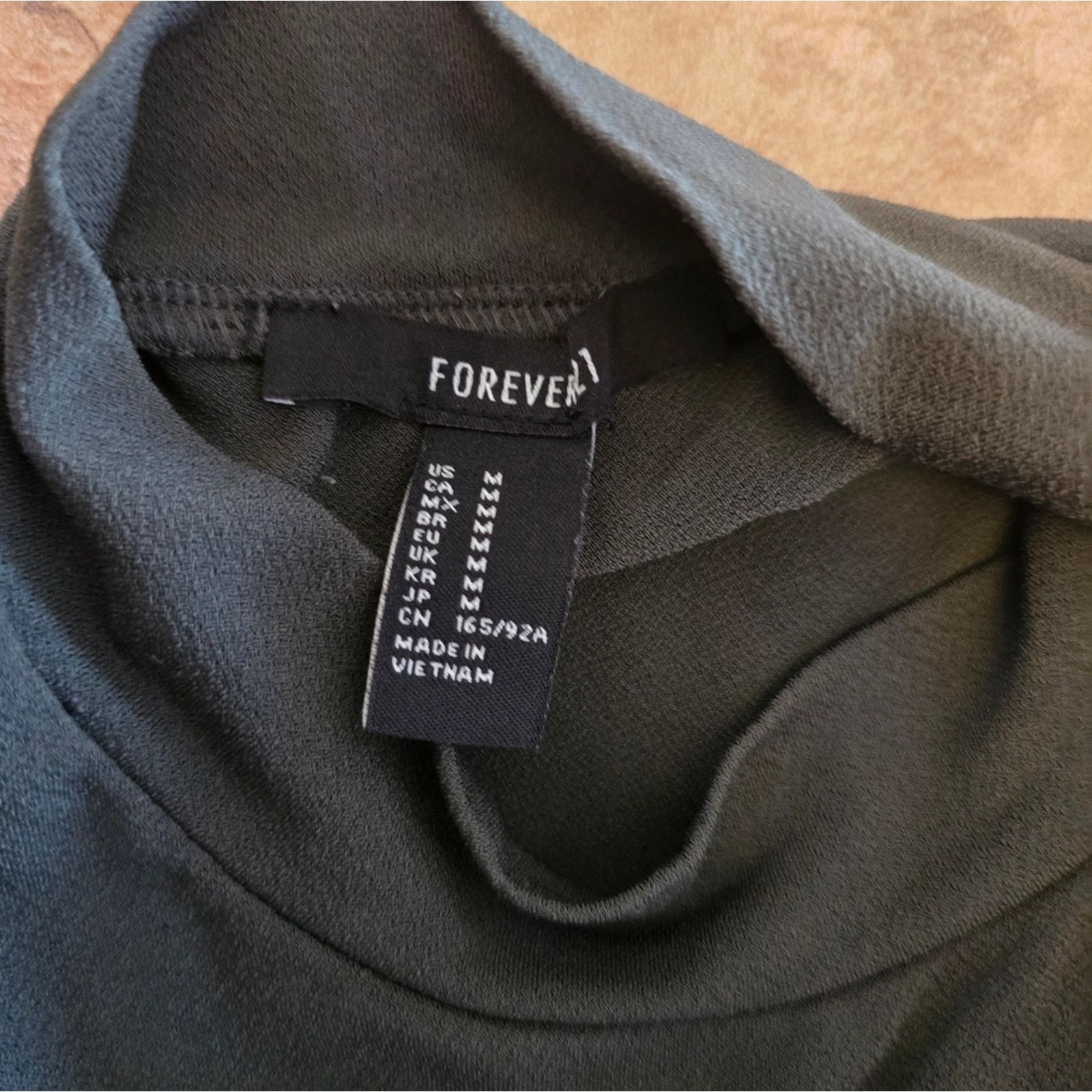 Forever 21 Dark Olive | FOREVER 21 | Long Sleeve Mini Size M / US 6-8 / IT 42-44 - 3 Thumbnail