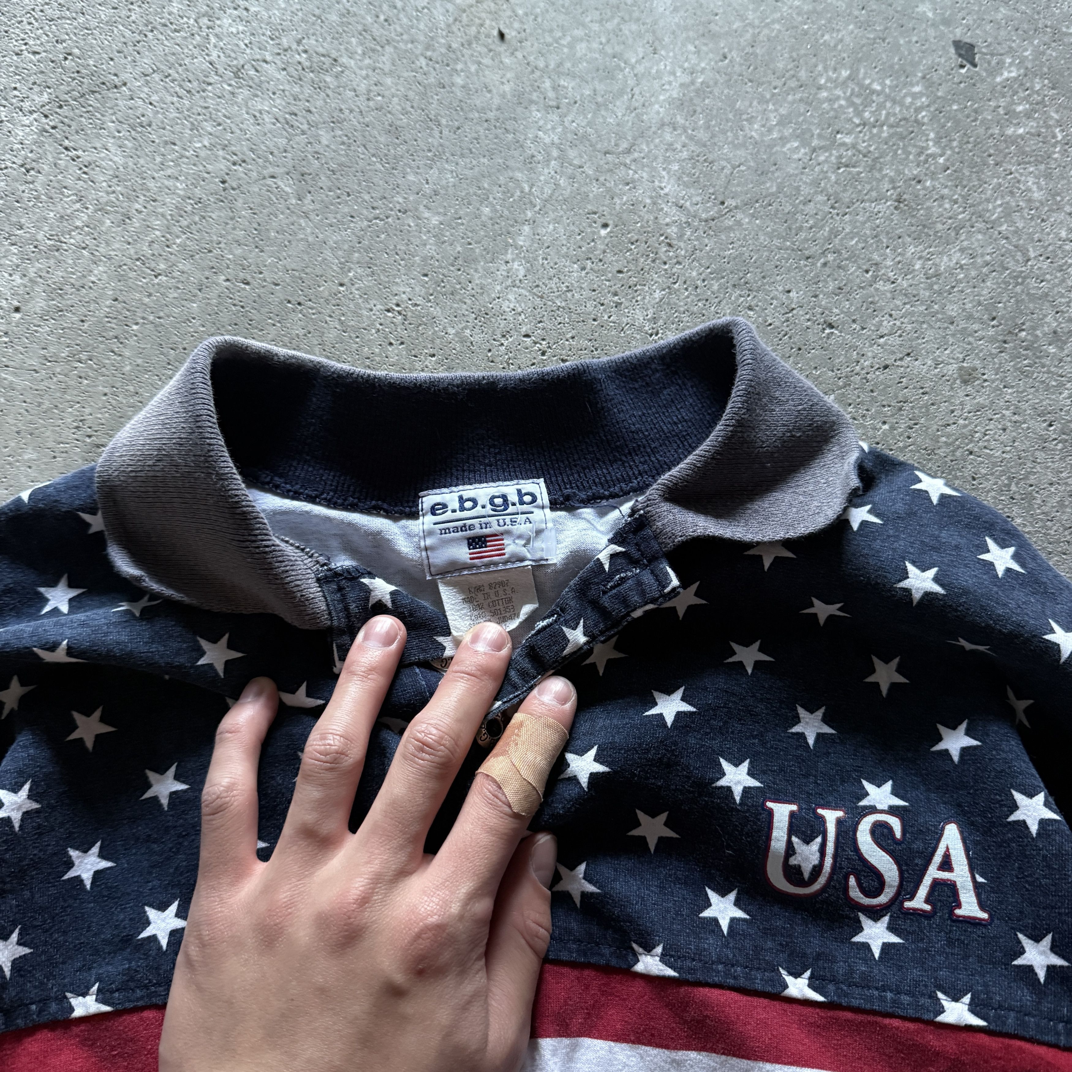 Other vintage made in usa american flag polo shirt Size US L / EU 52-54 / 3 - 2 Thumbnail