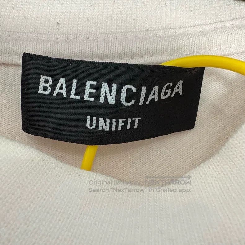 Balenciaga Balenciaga White cover tape strikethrough short-sleeved sh Size US S / EU 44-46 / 1 - 3 Thumbnail