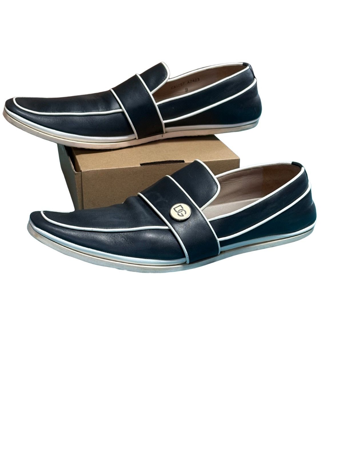 Dolce & Gabbana Dolce & Gabbana Men’s Leather Loafers size 9 Size US 9 / EU 42 - 1 Thumbnail