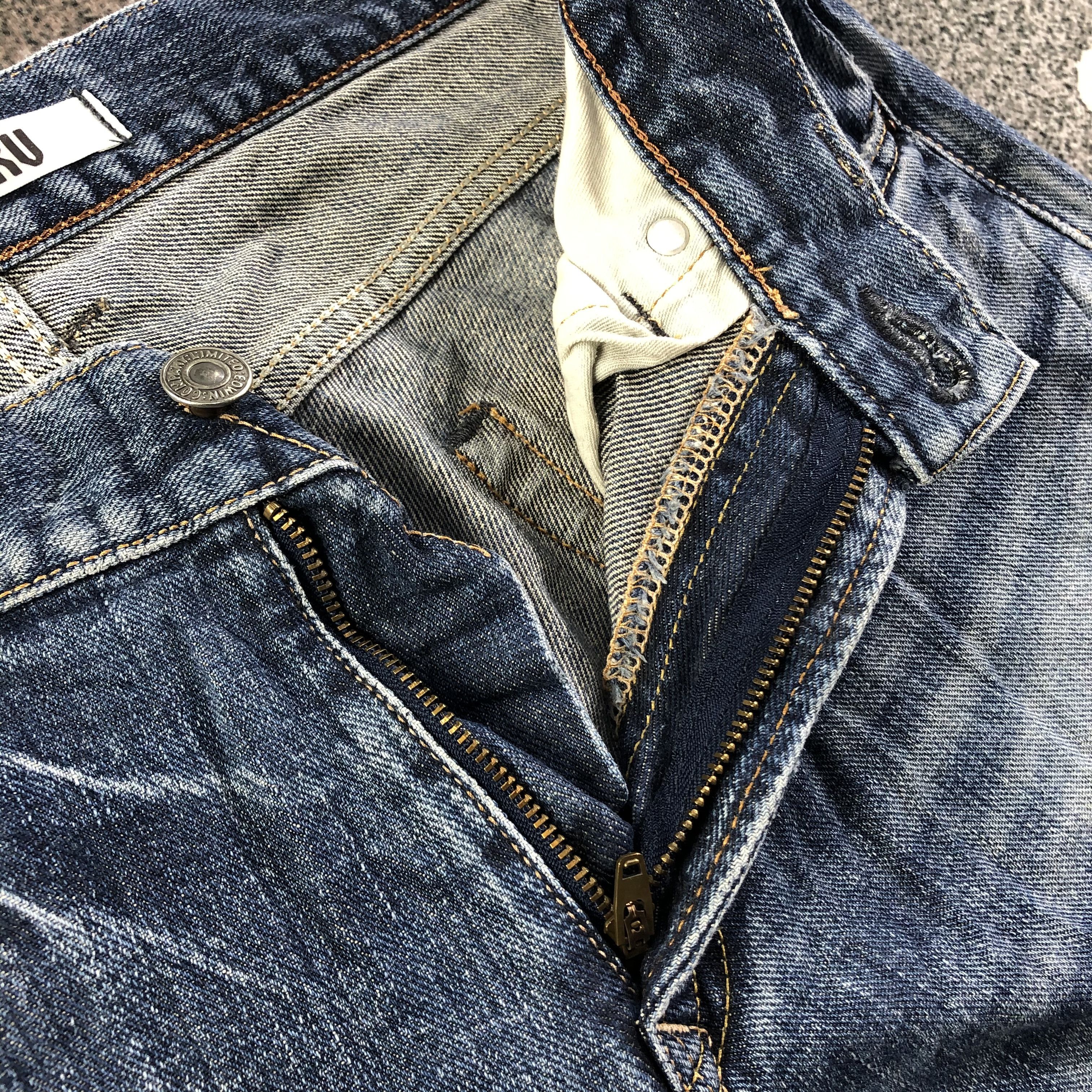 Edwin Edwin XV Jeans Distressed Flare Denim KJ1491 Size US 30 / EU 46 - 8 Thumbnail