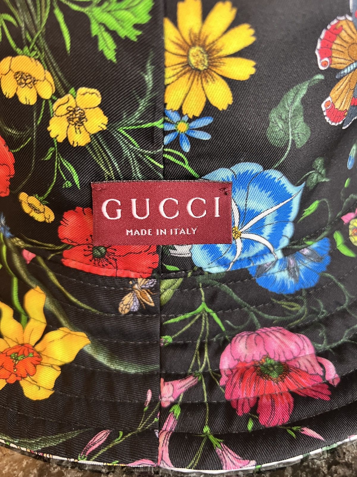 Gucci Gucci Resort Exclusive Floral Reversible Bucket Hat Size ONE SIZE - 5 Thumbnail