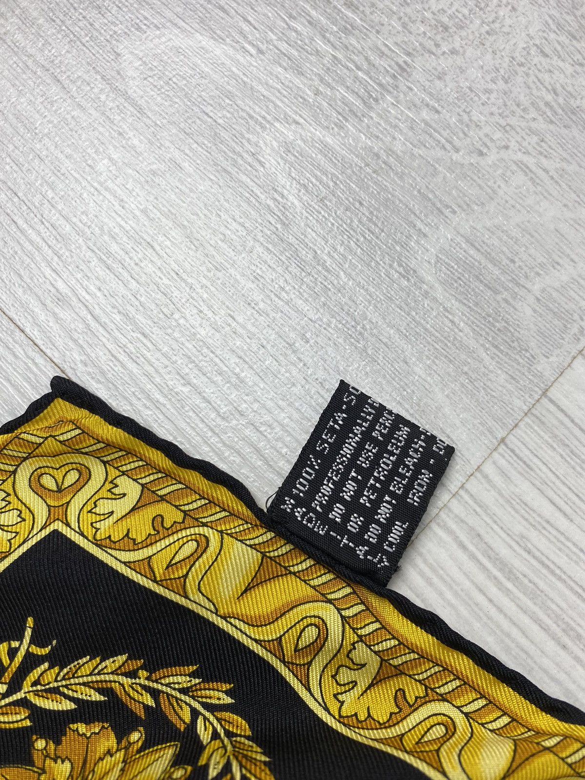 Versace Vintage Gianni Versace Tiger Silk Scarf like Hermes Size ONE SIZE - 6 Thumbnail