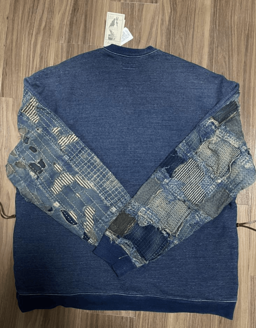 Kapital Kapital Boro x IDG 2Tone Big Sweatshirt Size US L / EU 52-54 / 3 - 6 Thumbnail