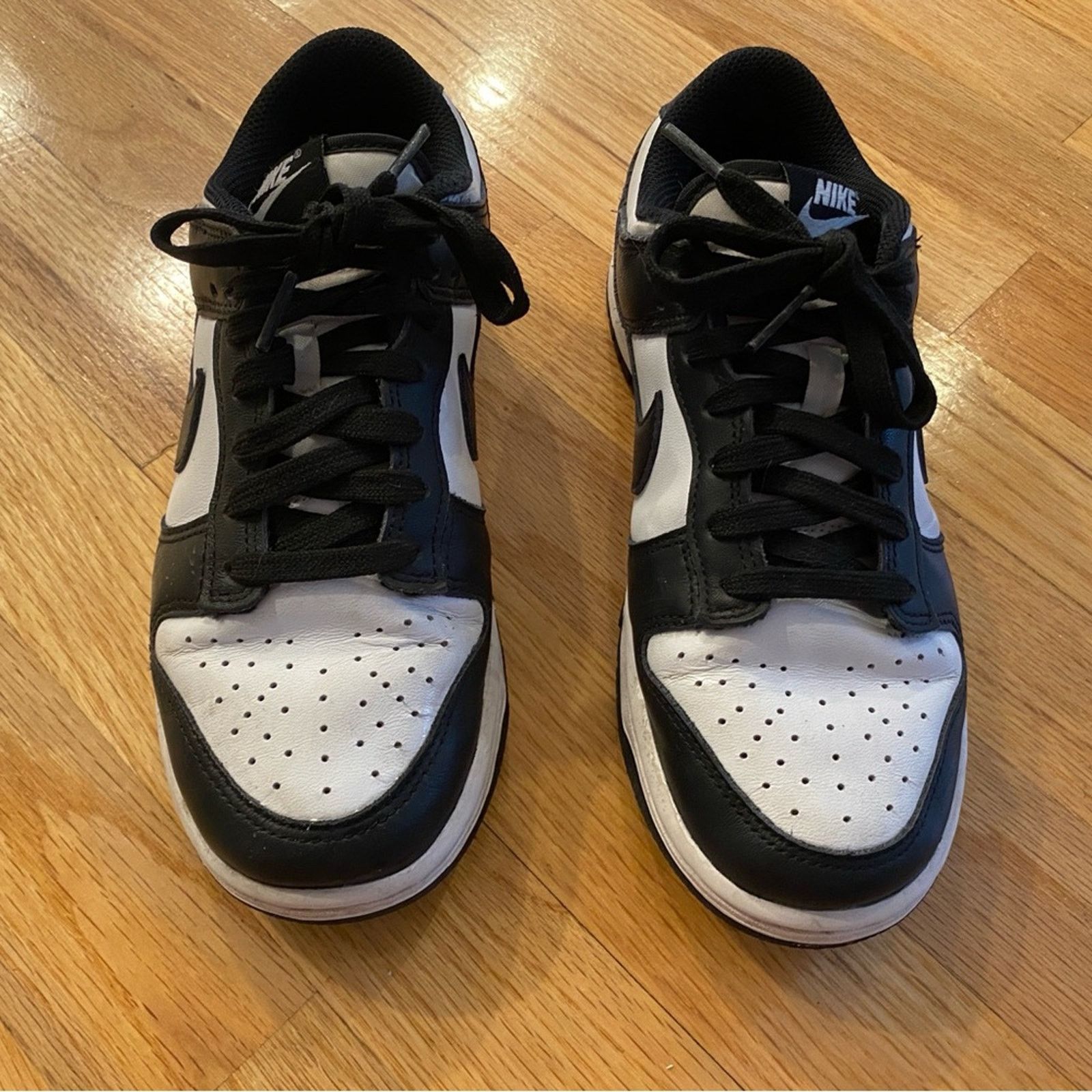 Nike Nike Dunk Low Black and White Panda 4.5 mens Size US 5 / EU 37 - 3 Thumbnail
