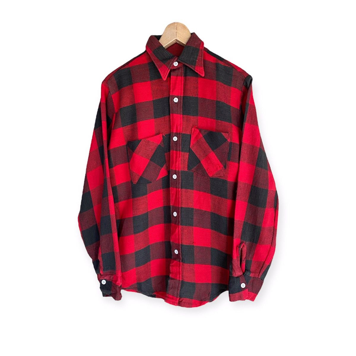 Big Mac Vintage Big Mac J.C Penney Plaid Tartan Flannel Shirt Size US S / EU 44-46 / 1 - 1 Thumbnail