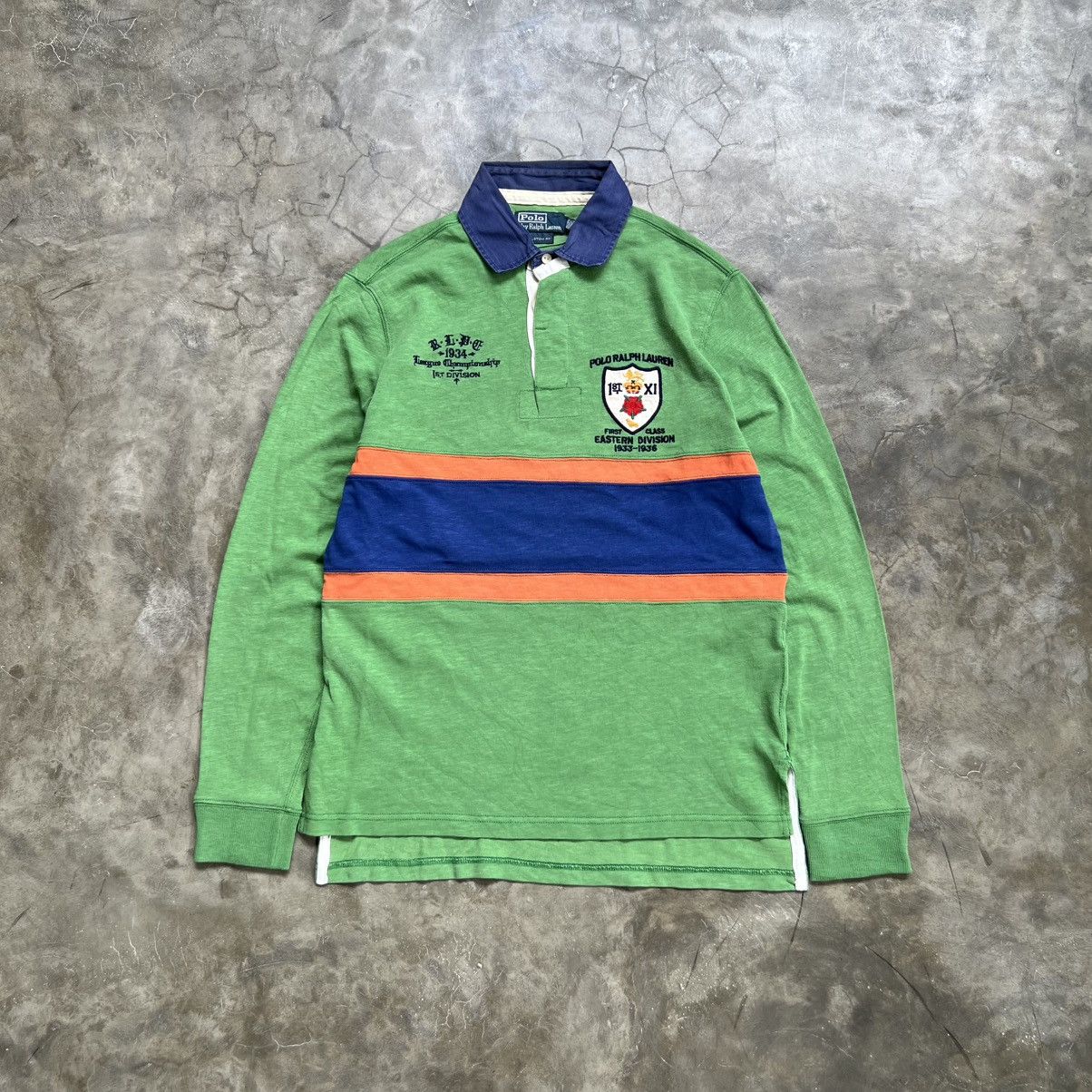 Polo Ralph Lauren 1990s Polo Ralph Lauren Rugby Polos Longsleeve Shirt Size US S / EU 44-46 / 1 - 1 Thumbnail