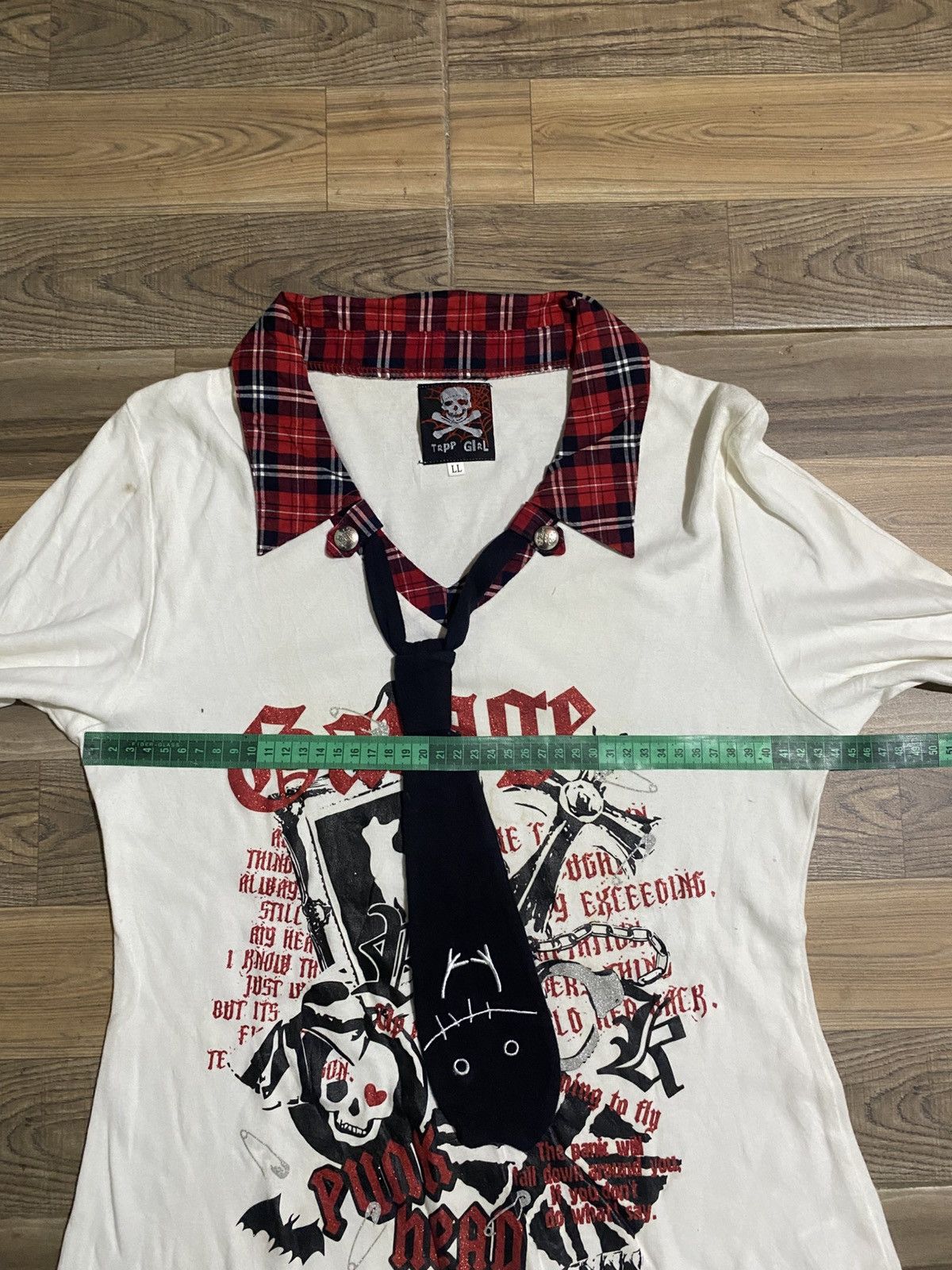 Japanese Brand PUNK HEAD TRPP GIRL LONG SLEEVE Size XL / US 12-14 / IT 48-50 - 8 Thumbnail