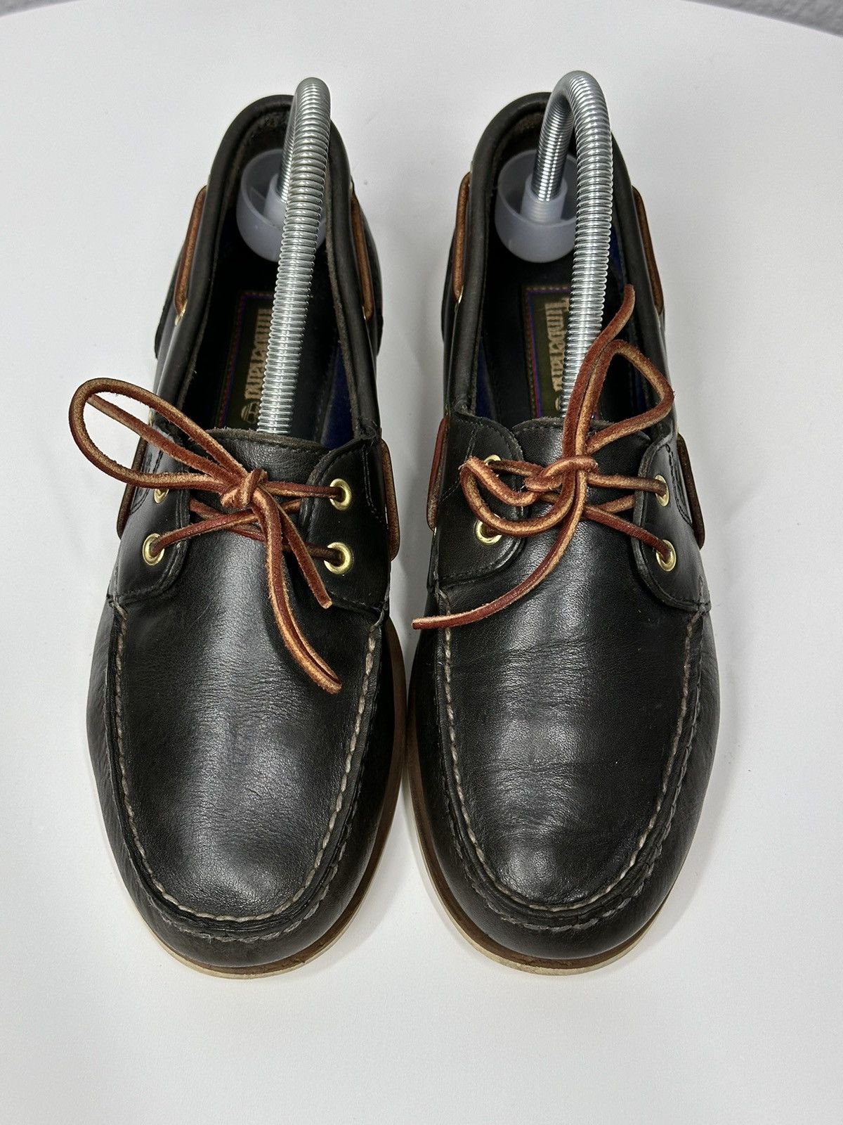 Timberland Vintage Loafers Timberland Shoes Leather Brown Guidi AS 98 Size US 8 / EU 41 - 4 Thumbnail