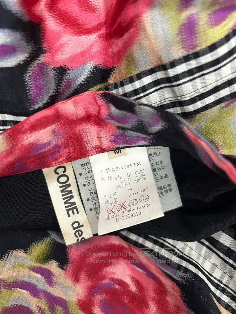 Comme des Garcons Comme Des Garcons size M Early Collection Psychedelic Rose Size 23" - 9 Thumbnail