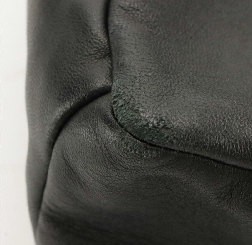 Salvatore Ferragamo Salvatore Ferragamo Black Lambskin 2-Way Bag Gancini Logo Size ONE SIZE - 9 Thumbnail